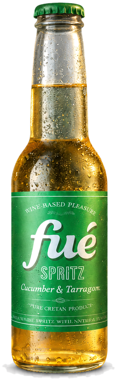 Fué Spritz Cucumber and Taraxacum bottle